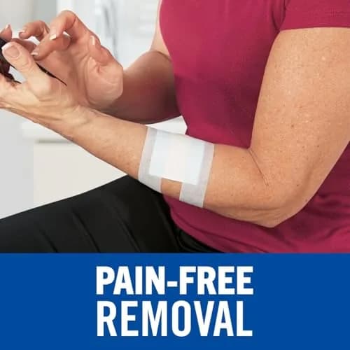Nexcare Sensitive Skin Low Trauma Tape, 6 Rolls (1" x 144" Each) | Gentle Adhesive for Fragile Skin thumbnail 3