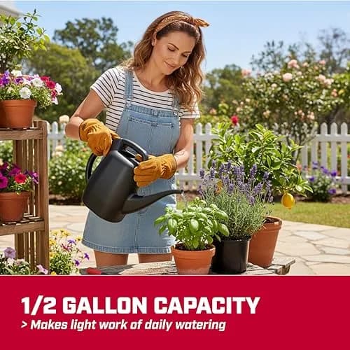 CHAPIN 48000 1/2-Gallon Watering Can | Lightweight for Easy Watering, Made in USA thumbnail 2