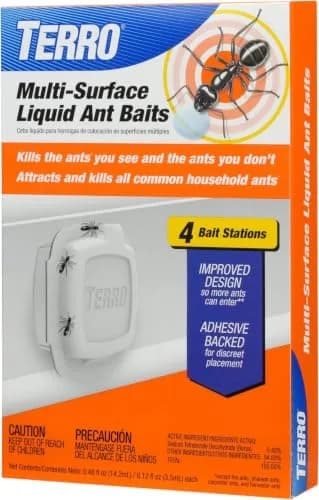 TERRO Indoor Liquid Ant Baits with Adhesive Strips for Discreet Baiting - 20 Count | Kills Visible Ants and Hidden Colonies thumbnail 1