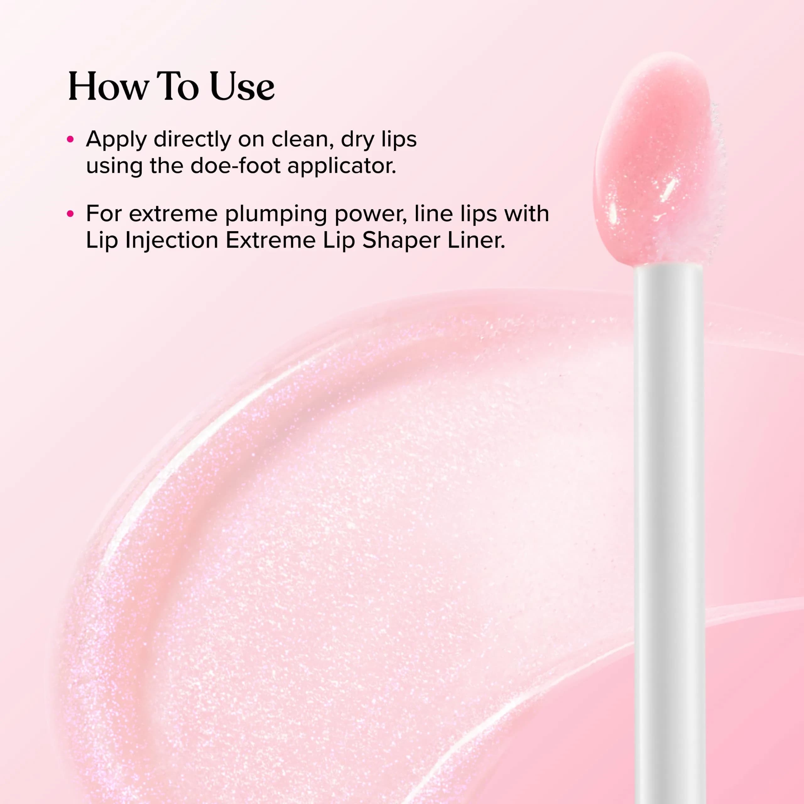 Too Faced Lip Injection Lip Gloss Cooling Plumper - Sweet Spot (Cool Vivid Lavender) 6.5ml (0.2 Fl Oz) | Instant Volume & Shine - view 4