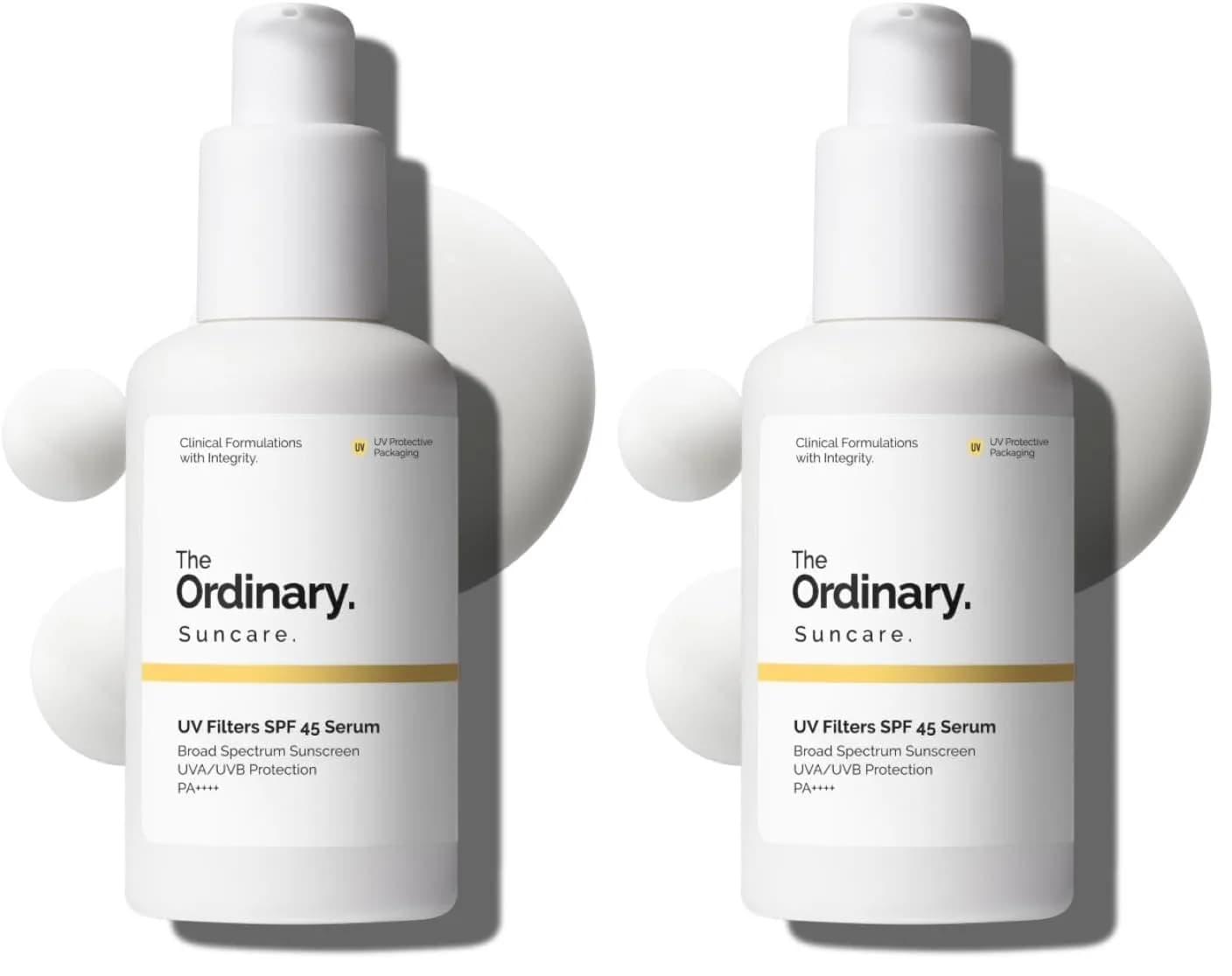 The Ordinary UV Filters SPF 45 Serum Sunscreen 120ml (4 Fl Oz) | Broad-Spectrum UVA/UVB Protection - main product image