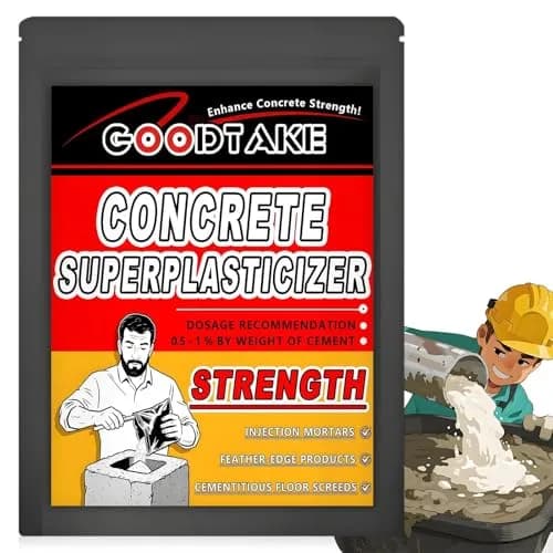 GOODTAKE Concrete Super Plasticizer 2.27 kg (5 Pounds) | High Range Water Reducer for Superior Strength and Workability thumbnail 1