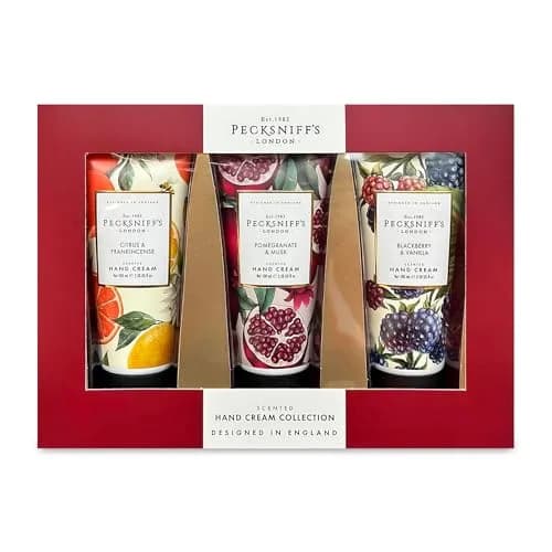 Pecksniff's Luxury Hand Cream – Moisturizing Skincare for Women & Men, 3x100ml | Enchanted Winter Scents thumbnail 1