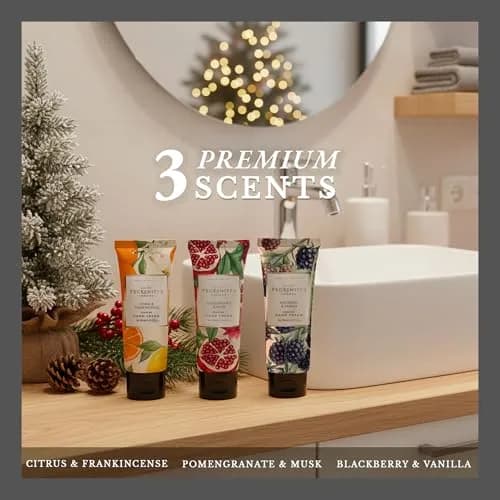 Pecksniff's Luxury Hand Cream – Moisturizing Skincare for Women & Men, 3x100ml | Enchanted Winter Scents thumbnail 5