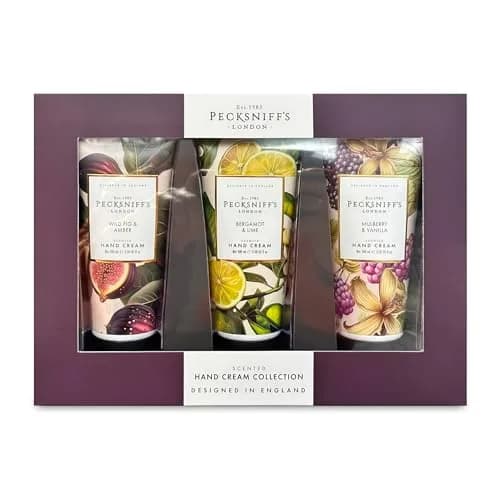 Pecksniff's Luxury Hand Cream Gift Set – Wildwood Collection, 3 x 100ml Moisturizers for Hands, Designed in England thumbnail 1
