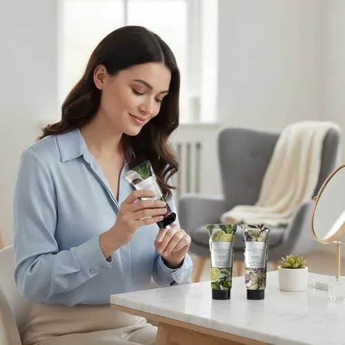 Pecksniff's Luxury Hand Cream Gift Set – Wildwood Collection, 3 x 100ml Moisturizers for Hands, Designed in England thumbnail 4