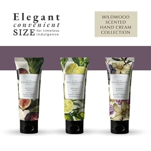 Pecksniff's Luxury Hand Cream Gift Set – Wildwood Collection, 3 x 100ml Moisturizers for Hands, Designed in England thumbnail 8