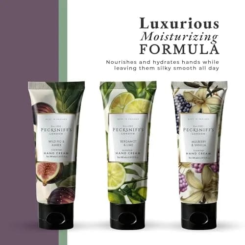Pecksniff's Luxury Hand Cream Gift Set – Wildwood Collection, 3 x 100ml Moisturizers for Hands, Designed in England thumbnail 3