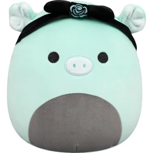 Squishmallows Original 8in Matilde the Teal Pig with Rose Headband | Ultrasoft Plush Toy for Kids thumbnail 1