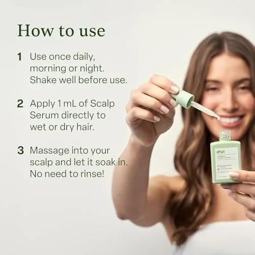 Divi Scalp Serum for Thinning Hair 30ml | Clinically Tested Nourishing Formula with Amino Acids & Rosemary Oil thumbnail 7