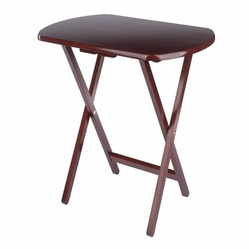 Winsome Corbett Set of 2 Oversized Foldable Snack Tables | Space-Saving, Durable, Easy to Store (70-120 chars) thumbnail 4