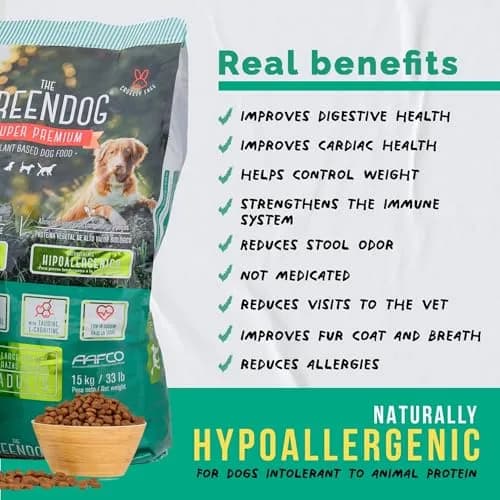 The Green Dog Vegan Dog Food 6.6 lb | Plant-Based Complete Nutrition for Adult Dogs thumbnail 7