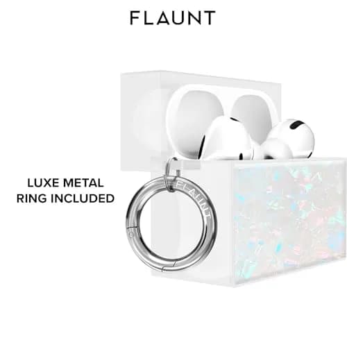 FLAUNT Official Square AirPods Pro 3 Case - Opal Shell | Shockproof & Wireless Charging thumbnail 5
