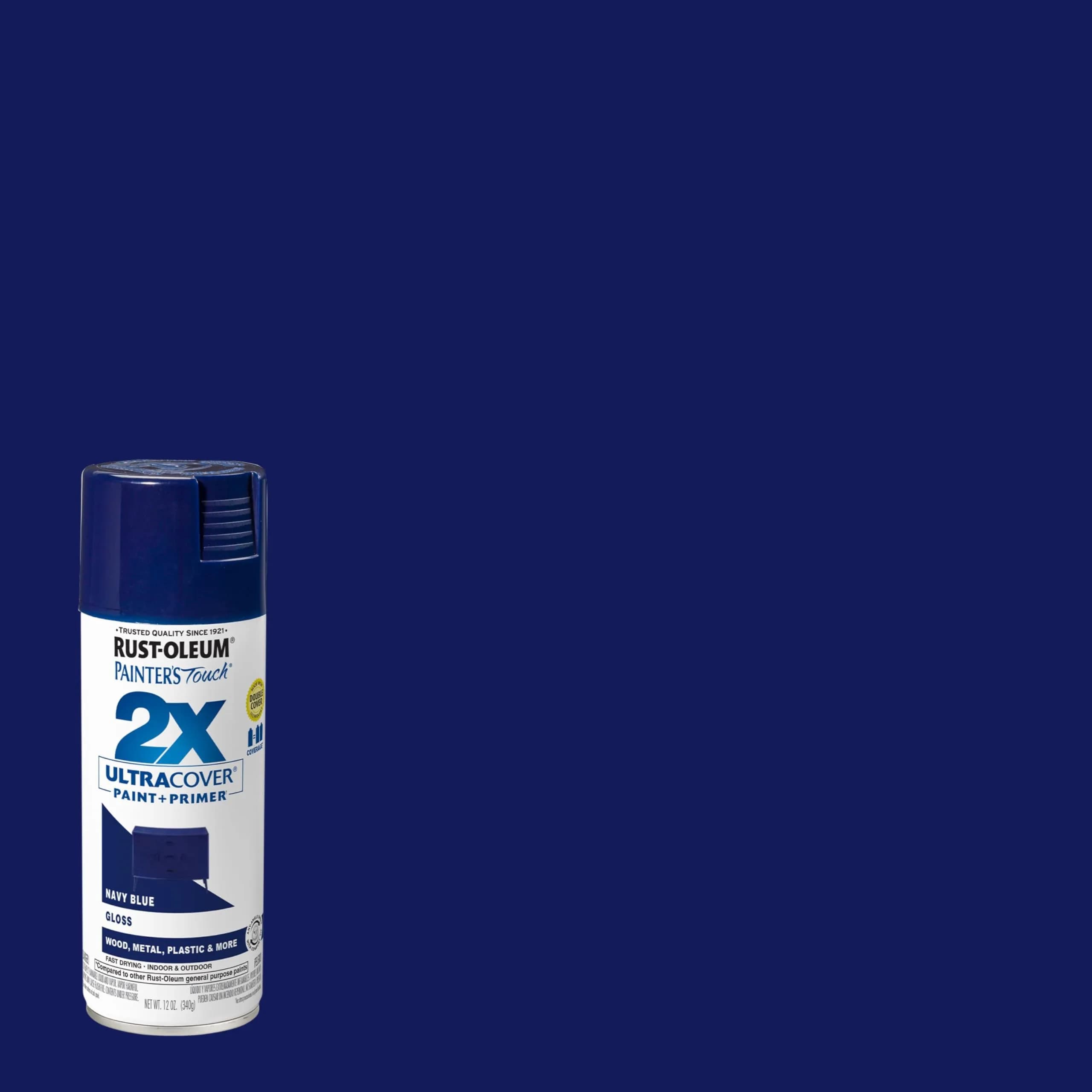 Rust-Oleum Painter's Touch 2X Ultra Cover Gloss Navy Blue Spray Paint - 12 Oz, 4 Pack - view 2