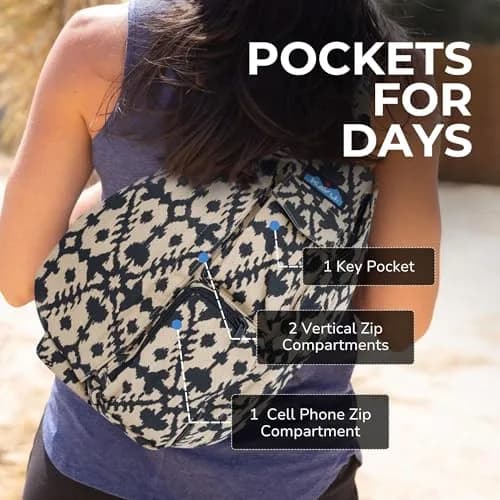KAVU Original Rope Bag, Cotton Canvas Crossbody | Iconic 10L Travel & Lifestyle Sling thumbnail 4