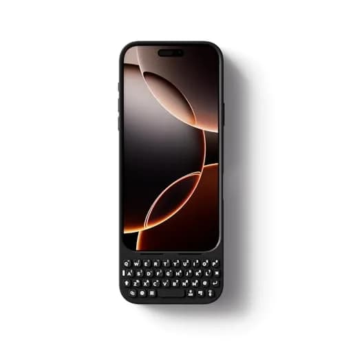Akko MetaKey Keyboard for iPhone 16 Pro Max with Magnetic Support & Backlight | Space Black thumbnail 1