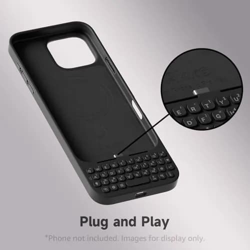 Akko MetaKey Keyboard for iPhone 16 Pro Max with Magnetic Support & Backlight | Space Black thumbnail 5
