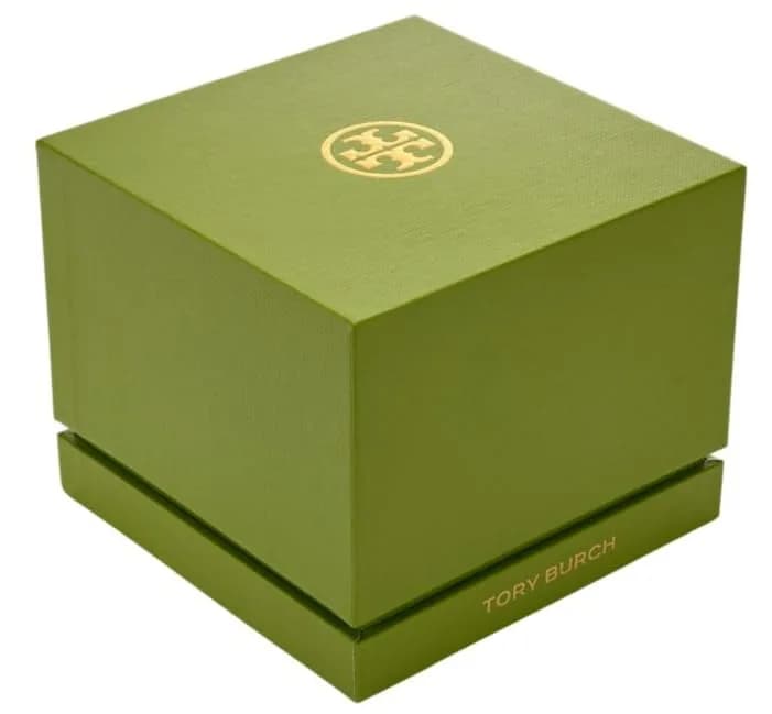 Tory Burch Women's Mini Eleanor Double Wrap Gold-Tone Stainless Steel Watch (Model: TBW1096) | Elegant geometric design for women thumbnail 5