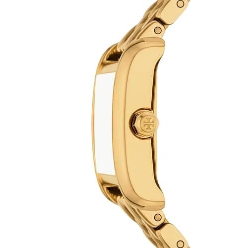 Tory Burch Women's Mini Eleanor Double Wrap Gold-Tone Stainless Steel Watch (Model: TBW1096) | Elegant geometric design for women thumbnail 3