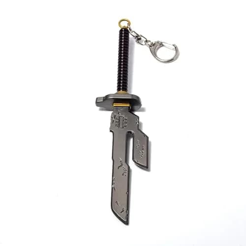 SONGCHANGJEWELRY Fushiguro Toji Inspired Keychain – Engraved Cursed Weapon – Dark Anime Gift for JJK Fans thumbnail 1