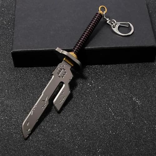 SONGCHANGJEWELRY Fushiguro Toji Inspired Keychain – Engraved Cursed Weapon – Dark Anime Gift for JJK Fans thumbnail 5