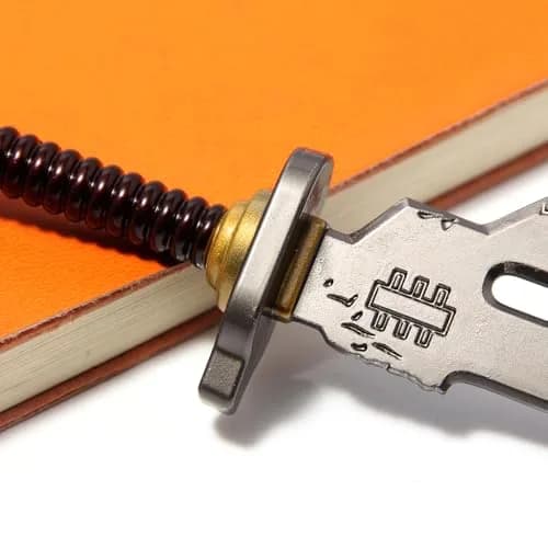 SONGCHANGJEWELRY Fushiguro Toji Inspired Keychain – Engraved Cursed Weapon – Dark Anime Gift for JJK Fans thumbnail 3