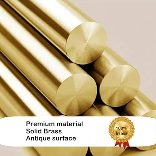 ICCTUO Brass Towel Holder & Candle Sconce | Vintage Bathroom Decor (70-120c) thumbnail 3