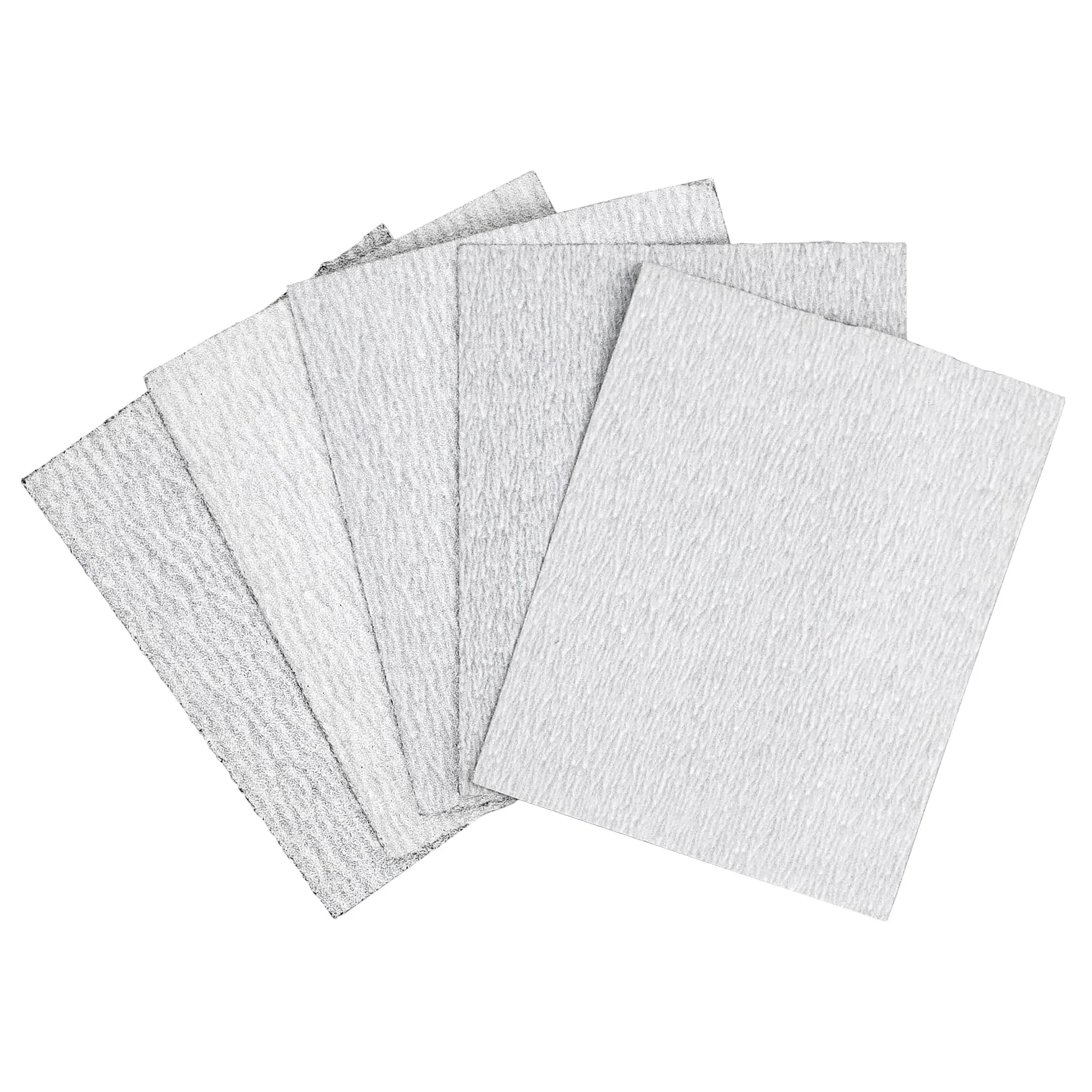 Milescraft 1623 1/4 Sheet Sandpaper 50 Pack | Assorted Grits for Wet & Dry Sanding — assorted grit