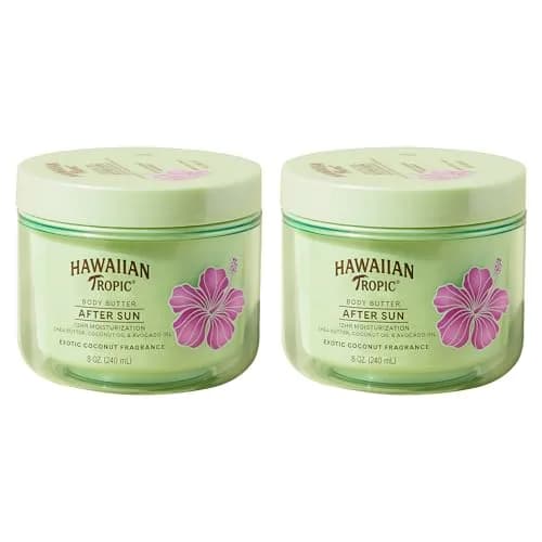 Hawaiian Tropic Coconut After Sun Body Butter 473ml (16 Fl Oz) Twin Pack | Hydrates & Soothes Sun-Exposed Skin thumbnail 1
