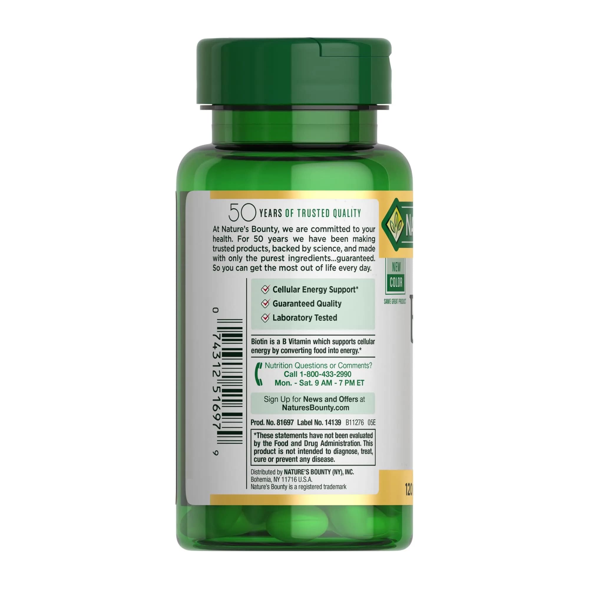 Nature's Bounty Biotin Hair Skin and Nails Vitamins, 10,000 mcg, 240 Softgels | Supports Healthy Hair, Skin, Nails - view 8
