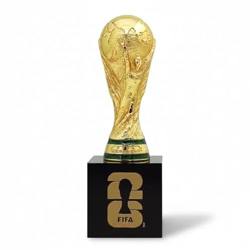 Wagon International Official FIFA World Cup 2026 Edition 3D Trophy Replica 70mm (2.75 Inch) | Collector's Item thumbnail 1