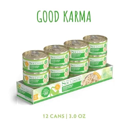 Soulistic Originals Wet Cat Food Good Karma Chicken Dinner in Gravy 3oz Can Pack of 12 | Balanced, Natural Nourishment thumbnail 2