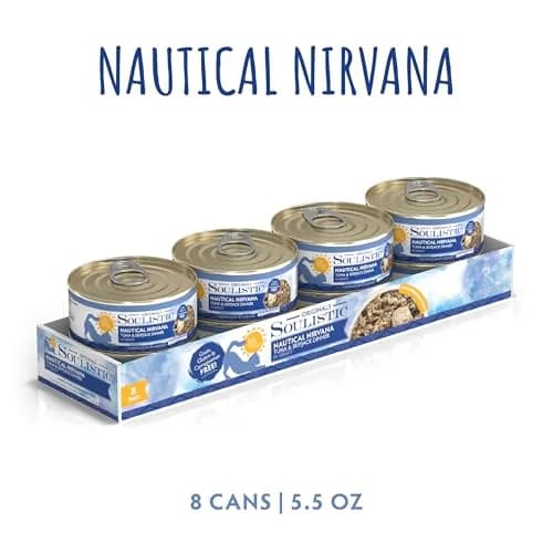 Soulistic Originals Wet Cat Food Nautical Nirvana Tuna & Skipjack 5.5oz Can Pack of 8 | Ocean-Inspired Nourishment thumbnail 2