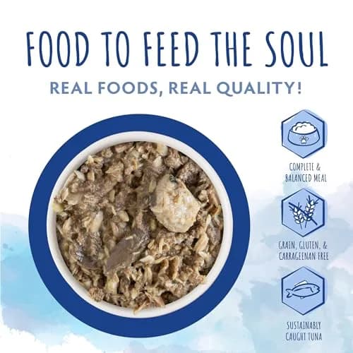Soulistic Originals Wet Cat Food Nautical Nirvana Tuna & Skipjack 5.5oz Can Pack of 8 | Ocean-Inspired Nourishment thumbnail 3