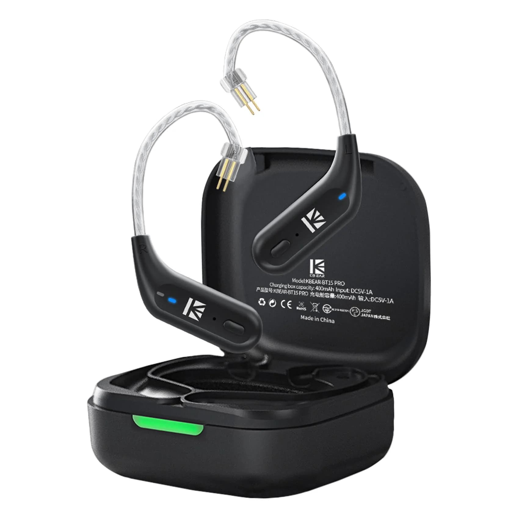 EZ EAR KBEAR BT15 PRO Bluetooth Adapter 2PIN | Seamless Bluetooth 5.4 Connectivity (70-120 chars) — 2 PIN