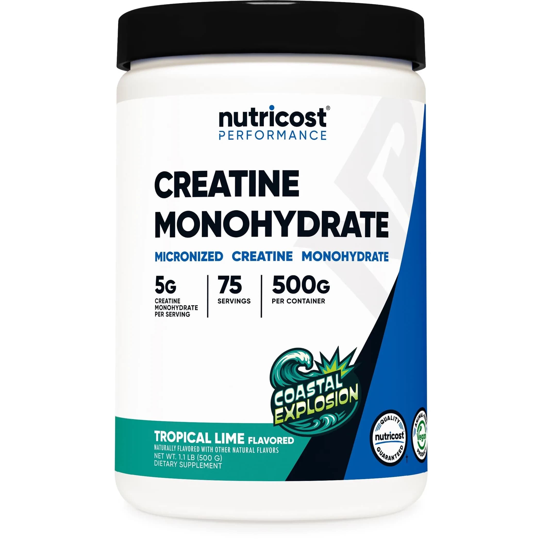 Nutricost Micronized Creatine Monohydrate Powder 500 Gram (17.9 oz) | NSF Certified, GMP Compliant Facility