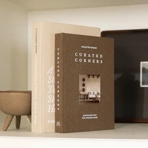 Paige McRae Home & Decor Linen Decorative Books Set | 27.9 x 20.3 cm (11x8") & 25.4 x 17.8 cm (10x7") thumbnail 1