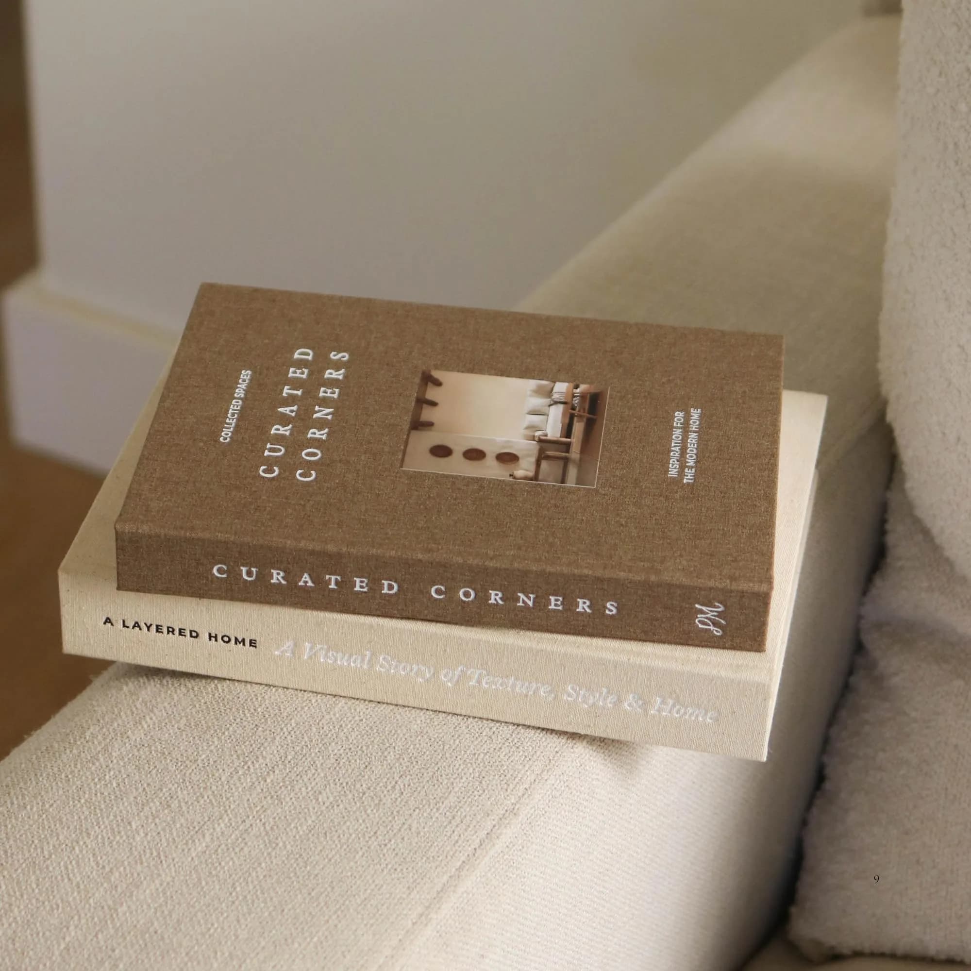 Paige McRae Home & Decor Linen Decorative Books Set | 27.9 x 20.3 cm (11x8") & 25.4 x 17.8 cm (10x7") - view 9
