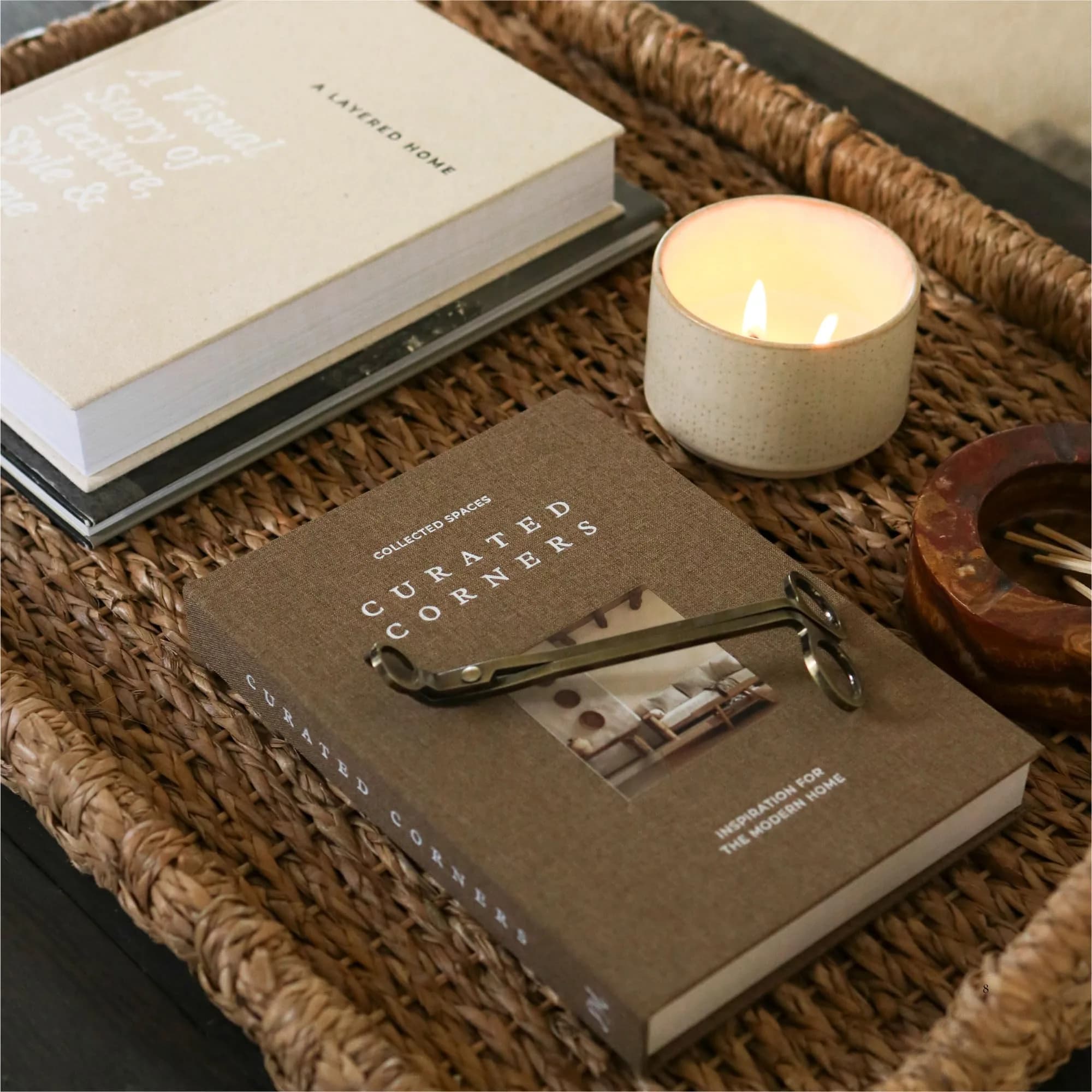 Paige McRae Home & Decor Linen Decorative Books Set | 27.9 x 20.3 cm (11x8") & 25.4 x 17.8 cm (10x7") - view 3