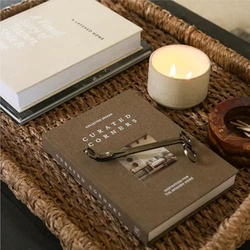 Paige McRae Home & Decor Linen Decorative Books Set | 27.9 x 20.3 cm (11x8") & 25.4 x 17.8 cm (10x7") thumbnail 3