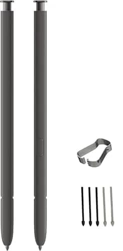 SLQ Replacement S Pen for Samsung Galaxy S24 Ultra 5G (2-Pack, Black) | 4096 Pressure Levels thumbnail 1