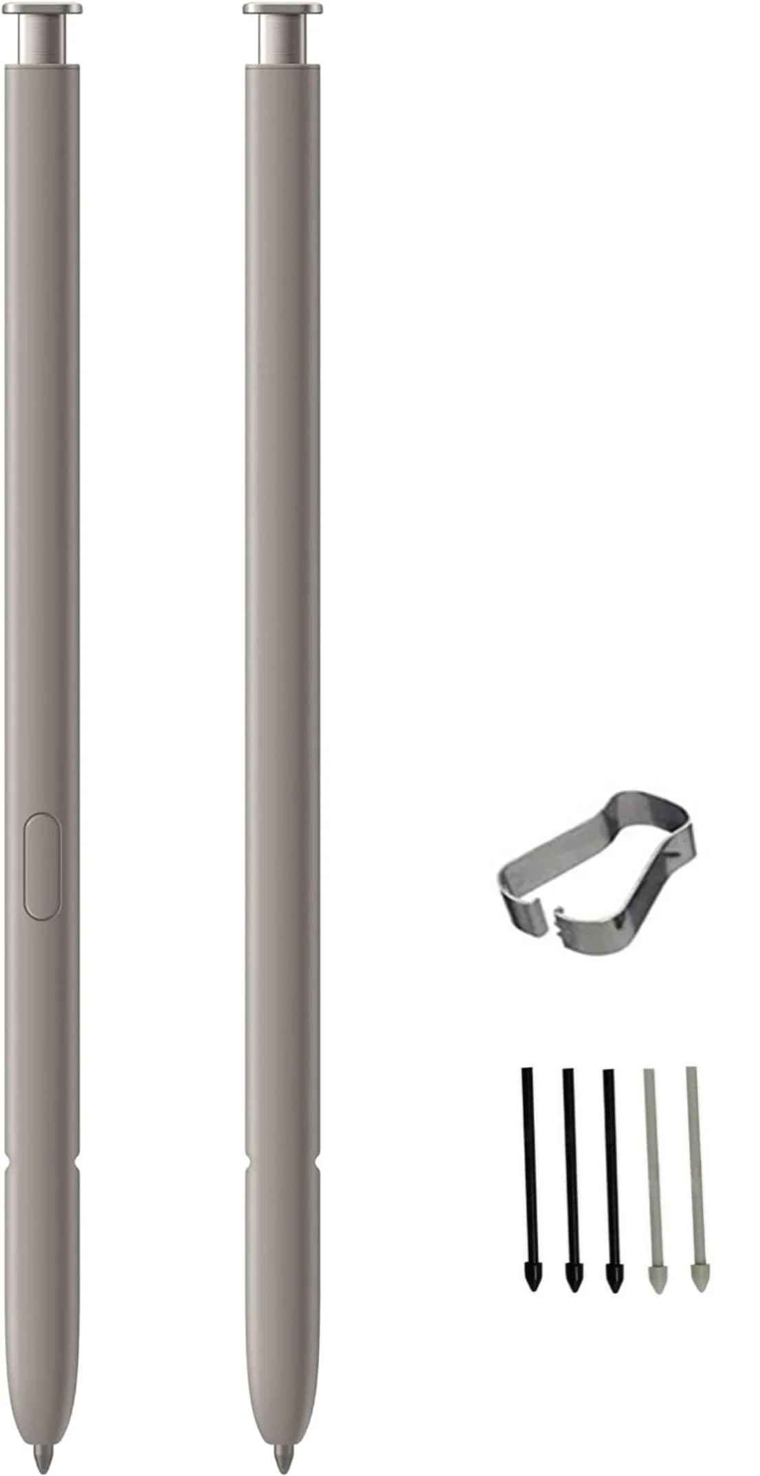 SLQ Replacement S Pen for Samsung Galaxy S24 Ultra 5G (2-Pack, Gray) | Stylus with 5x Tips - main product image