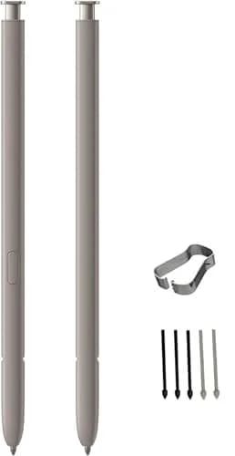 SLQ Replacement S Pen for Samsung Galaxy S24 Ultra 5G (2-Pack, Gray) | Stylus with 5x Tips thumbnail 1