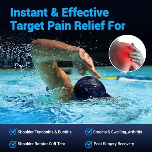 Comfytemp Shoulder Ice Pack Wrap with Dual-Fabric Design for Rotator Cuff Therapy (Large/X-Large, Dark Blue) | USA-Sourced Pain Relief thumbnail 7