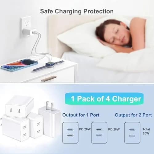 BikeAnything USB C Charger Block 20W | Dual Port Fast Charging for iPhone & iPad thumbnail 8