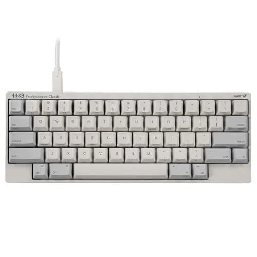 HHKB Happy Hacking Keyboard Professional Classic Type-S White | Silent Topre Switches, Compact 60-Key Layout thumbnail 1