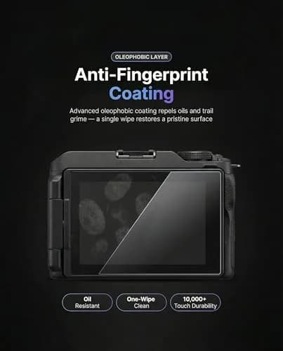 iDaPro Tempered Glass Screen Protector for Nikon ZR/RED Z Camera 3-Pack | 9H Hardness, Anti-Glare, Bubble-Free thumbnail 7