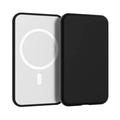 oakxco Black Silicone Case for iPhone Air Magsafe Battery Pack | Slim Fit Matte Finish thumbnail 1
