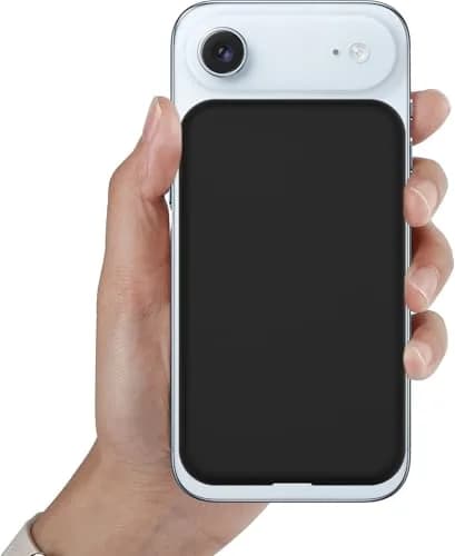 oakxco Black Silicone Case for iPhone Air Magsafe Battery Pack | Slim Fit Matte Finish thumbnail 8