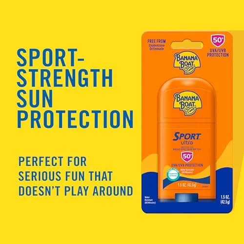 Banana Boat Sport Ultra Sunscreen Stick SPF 50+ 18oz (532ml) | Sweat & Water Resistant Sunblock for Active Lifestyles thumbnail 3